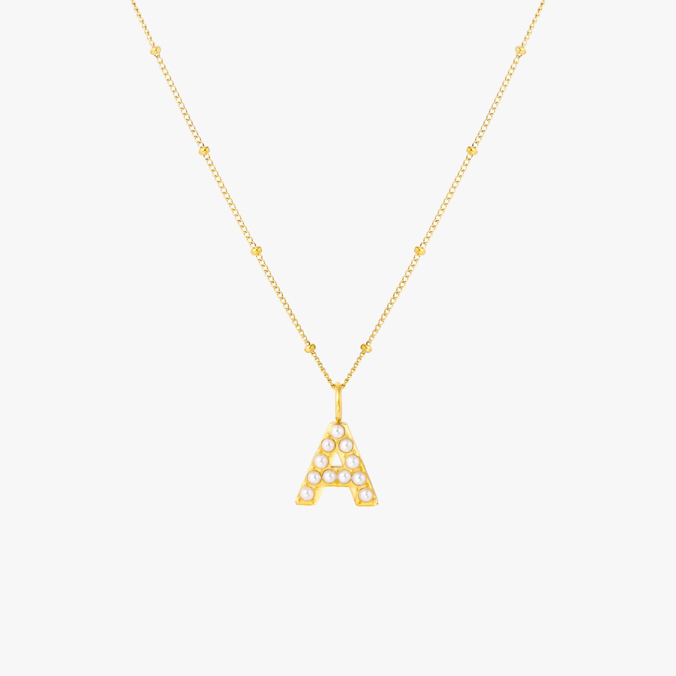 A-pearl-initial-necklace A Pearl Initial Necklace