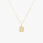 Pearl Initial Necklace - Image 2
