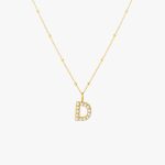Pearl Initial Necklace - Image 4