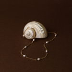 Dainty Gold Pearl Choker - Image 12