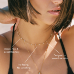 White Beaded Choker - Image 3