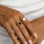 "Kaya" Onyx Ring - Image 5