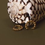 Beaded Hoops Earrings - Image 4