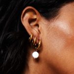 Chunky Pearl Hoops - Image 4