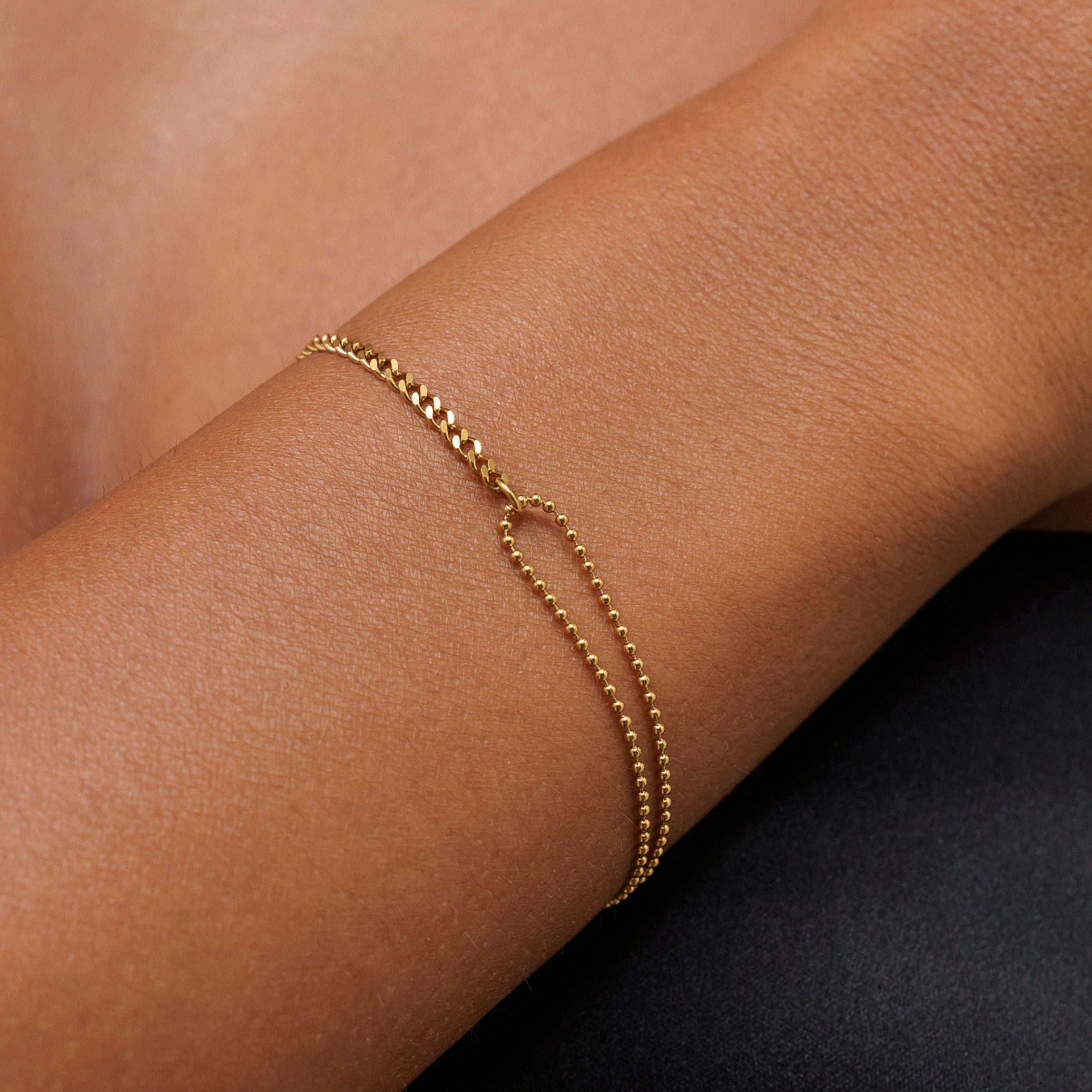 bracelet-waterproof-gold Double Trouble Bracelet - Image 1