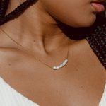 Dainty Freshwater Pearl Necklace - Image 2