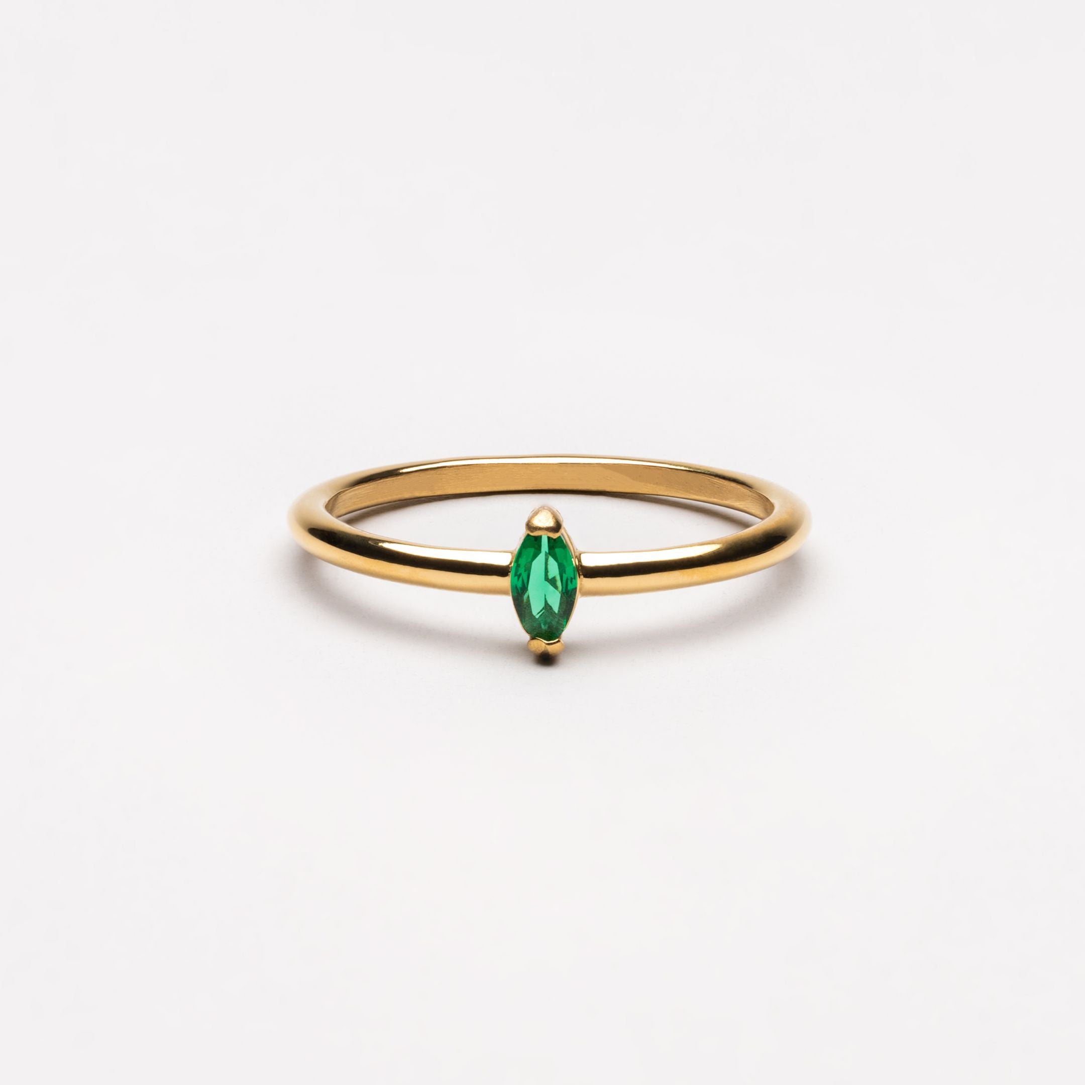 dainty_emerald_ring Dainty Emerald Ring - Image 1