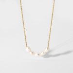 Dainty Freshwater Pearl Necklace - Image 9