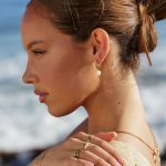 Freshwater Pearl Hoop Earrings - Image 8