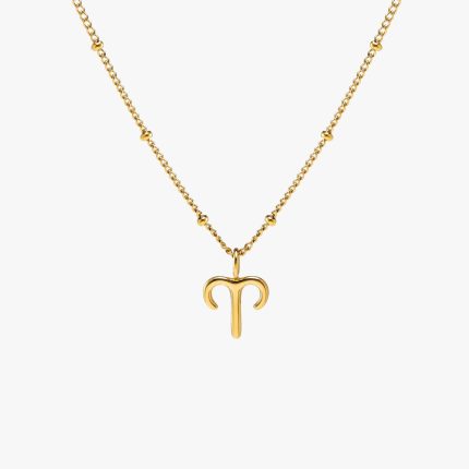 Gold Aries Necklace