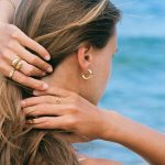Chunky Huggie Hoop Earrings - Image 4