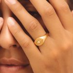 Evil Eye Signet Ring - Image 10