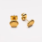 Shell Stud Earrings - Image 4