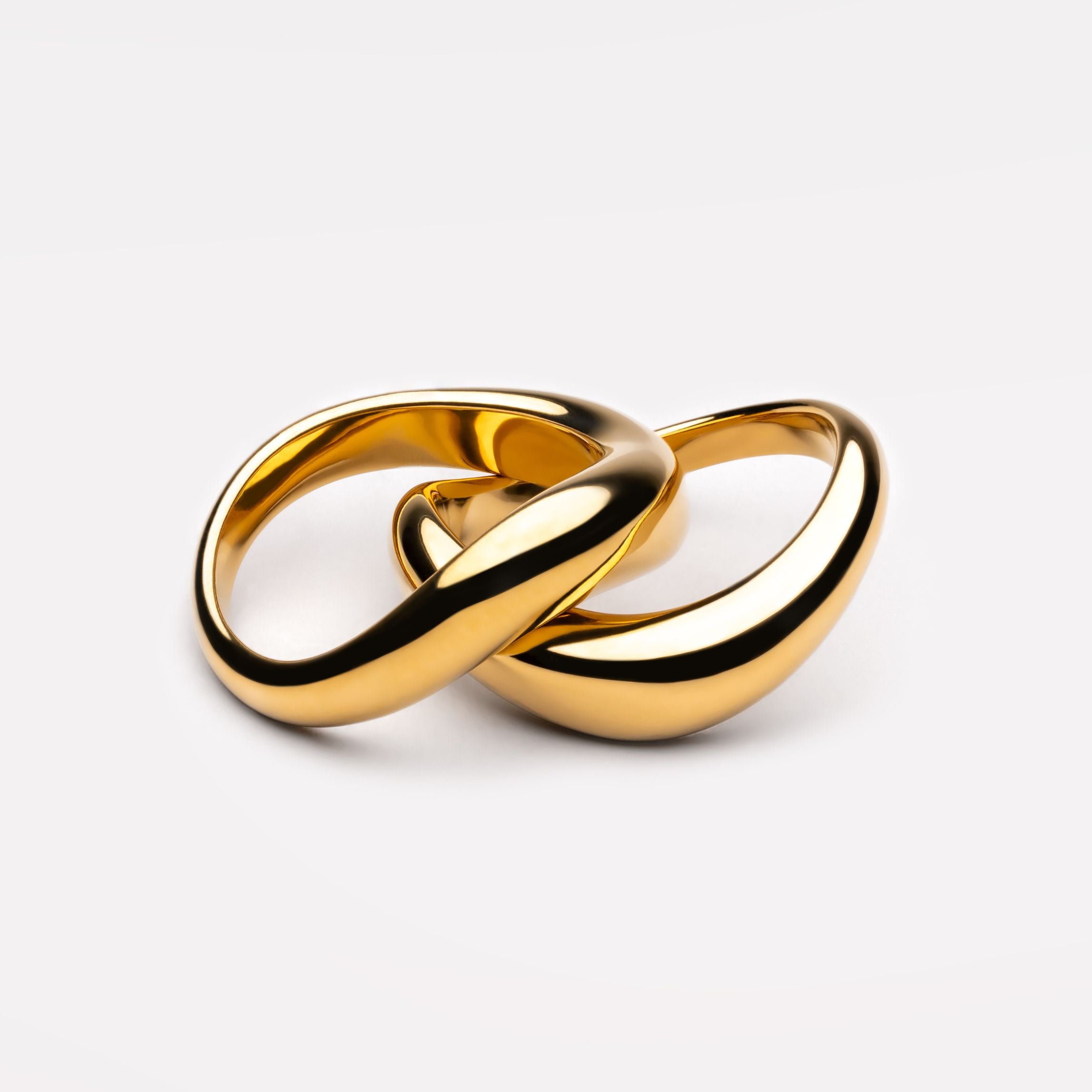 gold-stacking-ring "Double Trouble" Ring Set - Image 1