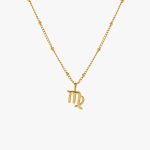 Gold Virgo Necklace