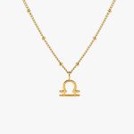 Gold Libra Necklace