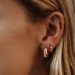 Oasis Green Hoops Earrings - Image 5