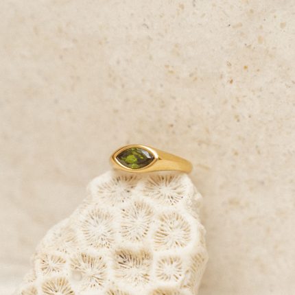 Green Signet Ring