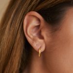 Hammered Hoops Earrings - Image 4