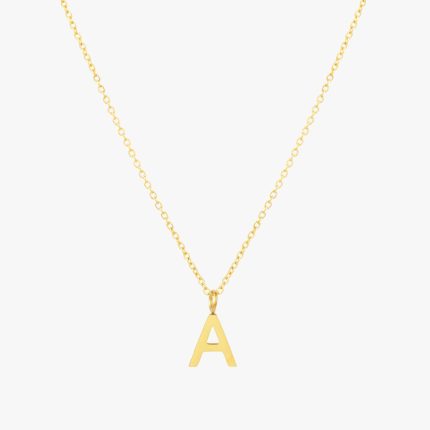 Initial necklace