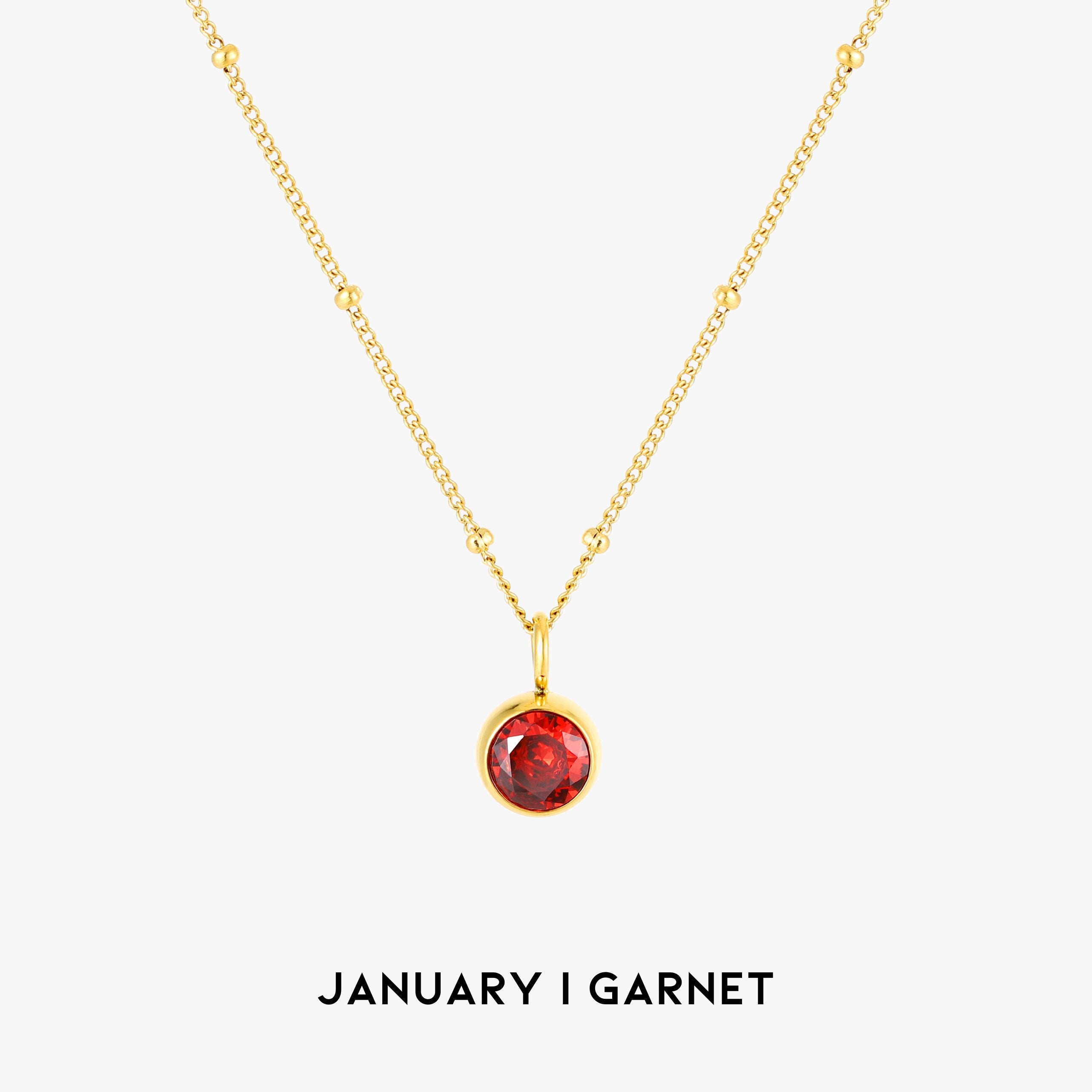 january-birthstone-necklace Birthstone Necklace - Image 1