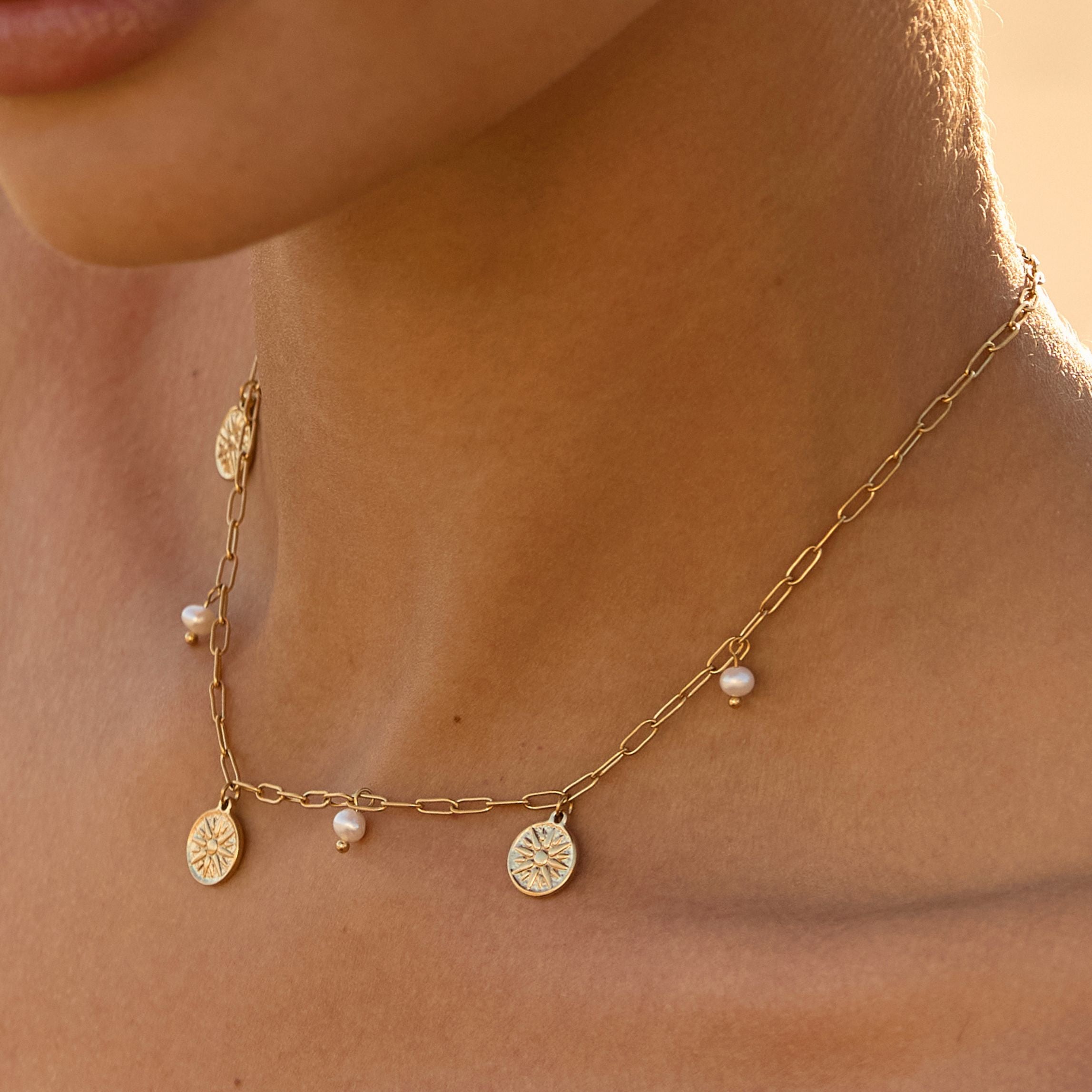 ocean-charms-choker Golden Hour Choker - Image 1