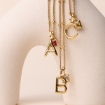 Initial & Birthstone Charm Necklace - Image 18