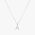 Silver Initial necklace