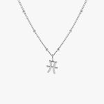 Silver Pisces Necklace