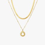 "Soleil" Layered Necklace - Image 6