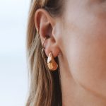 Teardrop Hoop Earrings - Image 9