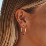 Thin Hoop Earrings - Image 10