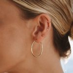 Thin Hoop Earrings - Image 9