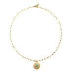 Turquoise Evil Eye Necklace - Image 6