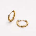 Twisted Hoops Earrings - Image 2