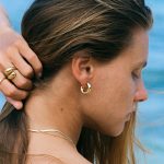 Chunky Huggie Hoop Earrings - Image 2
